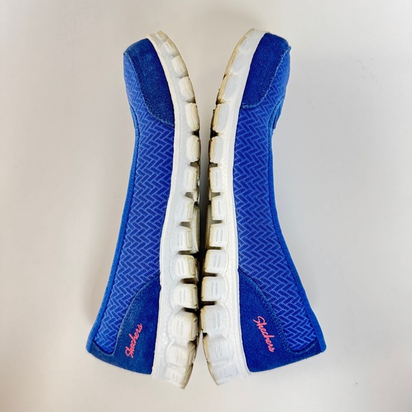 Sketchers Flex Memory Foam Low Profile Walking Shoes Blue US 9 - Picture 6 of 9